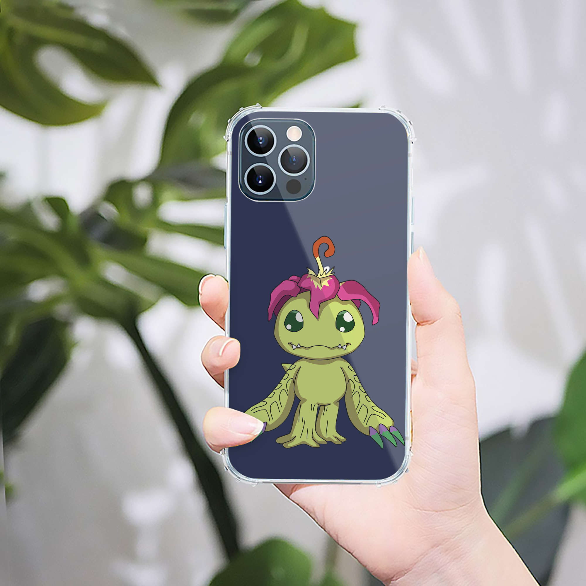 （画像用） Digimon デジタルモンスター/デジモン 【iPhone 12シリーズ対応】透明スマホケース（クリアソフトケース）